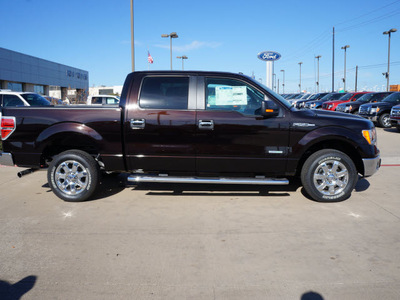 ford f 150 2013 brown 2wd supercrew 145 xlt gasoline 6 cylinders 2 wheel drive automatic 75070