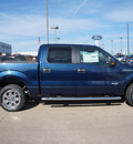 ford f 150 2013 blue 2wd supercrew 145 xlt gasoline 6 cylinders 2 wheel drive automatic 75070