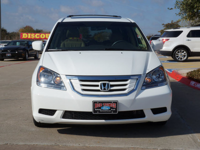 honda odyssey 2010 white van ex l gasoline 6 cylinders front wheel drive automatic 75070