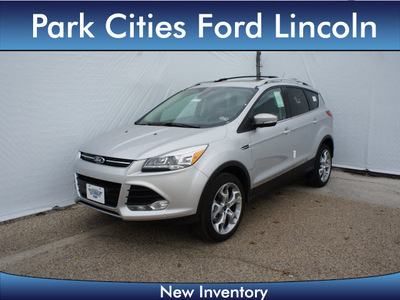 ford escape 2013 silver suv titanium gasoline 4 cylinders front wheel drive automatic 75235