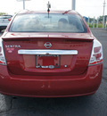 nissan sentra 2011 red sedan gasoline 4 cylinders front wheel drive automatic 19153