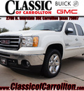 gmc sierra 1500 2013 wht diamond sle flex fuel v8 2 wheel drive automatic 75007