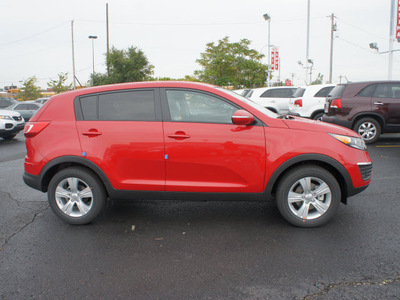 kia sportage 2013 dk  red lx gasoline 4 cylinders front wheel drive automatic 19153