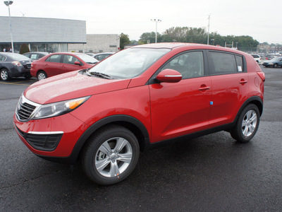 kia sportage 2013 dk  red lx gasoline 4 cylinders front wheel drive automatic 19153