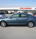 ford fusion 2011 blue sedan sel gasoline 4 cylinders front wheel drive automatic 75062