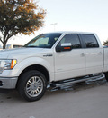 ford f 150 2013 white lariat gasoline 6 cylinders 2 wheel drive automatic 76011