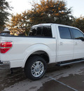 ford f 150 2013 white lariat gasoline 6 cylinders 2 wheel drive automatic 76011