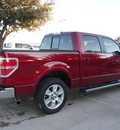 ford f 150 2013 red lariat gasoline 6 cylinders 2 wheel drive automatic 76011
