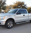 ford f 150 2013 silver stx flex fuel 8 cylinders 2 wheel drive automatic 76011