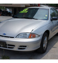 chevrolet cavalier 2001 silver sedan gasoline 4 cylinders front wheel drive automatic 77018