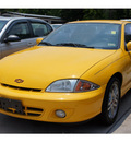 chevrolet cavalier 2002 yellow coupe ls sport gasoline 4 cylinders front wheel drive automatic 77018