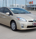 toyota prius 2011 tan iii hybrid 4 cylinders front wheel drive automatic 77469