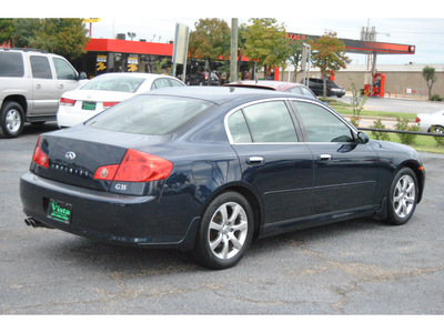 infiniti g35 2005 dk  blue sedan gasoline 6 cylinders rear wheel drive manual 77088