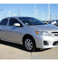 toyota corolla 2013 silver sedan l gasoline 4 cylinders front wheel drive automatic 77469