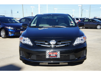 toyota corolla 2013 black sedan le gasoline 4 cylinders front wheel drive automatic 77469