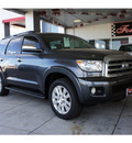 toyota sequoia 2013 gray suv platinum gasoline 8 cylinders 2 wheel drive automatic 77469