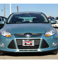 ford focus 2012 lt  blue hatchback se flex fuel 4 cylinders front wheel drive not specified 77469