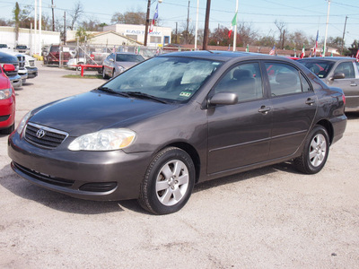 toyota corolla 2006 gray sedan le gasoline 4 cylinders front wheel drive automatic with overdrive 77020