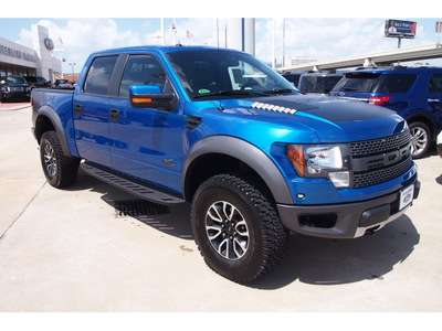 ford f 150 2012 blue svt raptor gasoline 8 cylinders 4 wheel drive automatic 77074