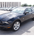 ford mustang 2013 black coupe gt gasoline 8 cylinders rear wheel drive automatic 77074
