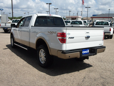 ford f 150 2012 white lariat flex fuel 8 cylinders 4 wheel drive automatic 78861