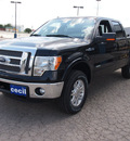 ford f 150 2012 black lariat gasoline 6 cylinders 4 wheel drive automatic 78861