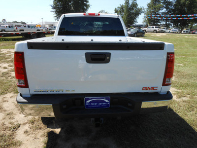 gmc sierra 1500 2013 white pickup truck sle flex fuel v8 2 wheel drive automatic 75964