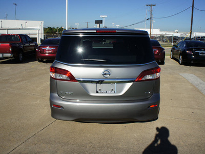 nissan quest 2012 lt  gray van 3 5 sv gasoline 6 cylinders front wheel drive cont  variable trans  75150