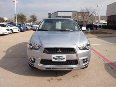 mitsubishi outlander sport 2011 silver se 4 cylinders automatic 75093