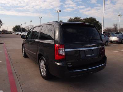 chrysler town and country 2012 black van touring 6 cylinders automatic 75093