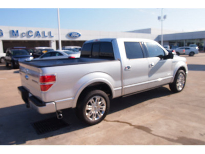 ford f 150 2012 silver platinum gasoline 6 cylinders 2 wheel drive automatic 77074