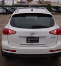 infiniti ex35 2008 moonlight white journey gasoline 6 cylinders rear wheel drive shiftable automatic 77074