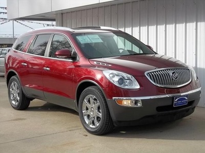 buick enclave 2009 dk  red suv cxl gasoline 6 cylinders front wheel drive automatic 75964