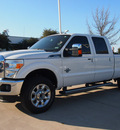 ford f 250 super duty 2012 white lariat 8 cylinders automatic 76011