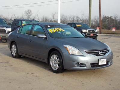 nissan altima 2011 gray sedan 2 5 s 4 cylinders shiftable automatic 77074