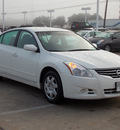 nissan altima 2011 white sedan 2 5 s 4 cylinders shiftable automatic 77074