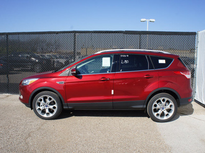 ford escape 2013 red suv titanium 4 cylinders automatic 75235