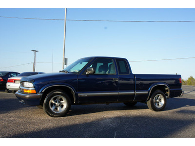 chevrolet s 10 2000 navy blue pickup truck ls v6 automatic 76543