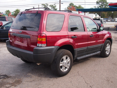 ford escape 2003 red suv xlt popular gasoline 6 cylinders dohc front wheel drive automatic 77018