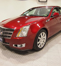 cadillac cts 2009 red sedan 3 6l v6 gasoline 6 cylinders rear wheel drive automatic 75219