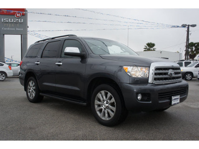 toyota sequoia 2011 gray suv limited gasoline 8 cylinders 2 wheel drive automatic 78521