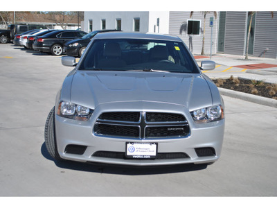 dodge charger 2012 silver sedan gasoline 6 cylinders rear wheel drive automatic 78411