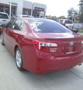 toyota camry 2012 red sedan se gasoline 4 cylinders front wheel drive automatic 75569