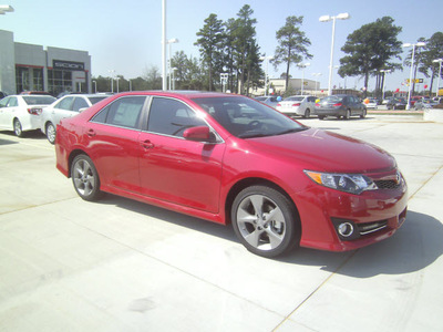 toyota camry 2012 red sedan se sport limited edition gasoline 4 cylinders front wheel drive automatic 75569