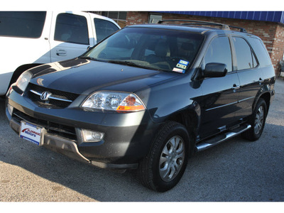 acura mdx 2003 dk  blue suv touring w navi gasoline 6 cylinders sohc all whee drive automatic 78217