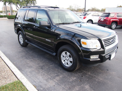 ford explorer 2008 black suv xlt gasoline 6 cylinders 2 wheel drive automatic 77074