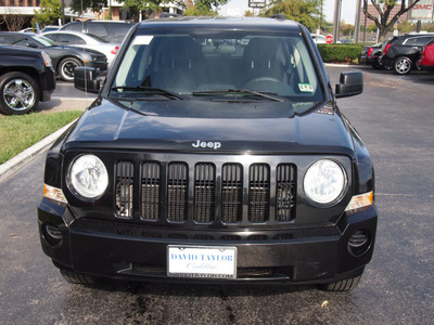jeep patriot 2010 black suv sport gasoline 4 cylinders front wheel drive automatic 77074