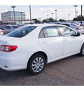toyota corolla 2013 white sedan le gasoline 4 cylinders front wheel drive automatic 77074