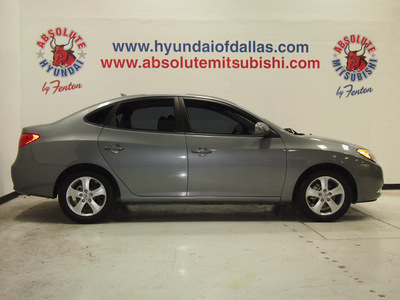 hyundai elantra 2010 gray sedan gls gasoline 4 cylinders front wheel drive automatic 75150