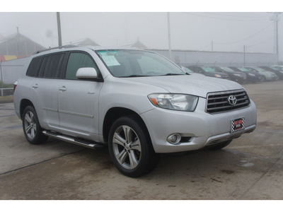 toyota highlander 2008 white suv sport gasoline 6 cylinders front wheel drive automatic 77469